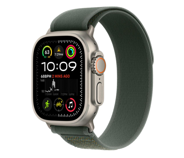 Apple Opaska Trail 44-49mm S/M naturalny tytan/zielony - 1284438 - zdjęcie 3